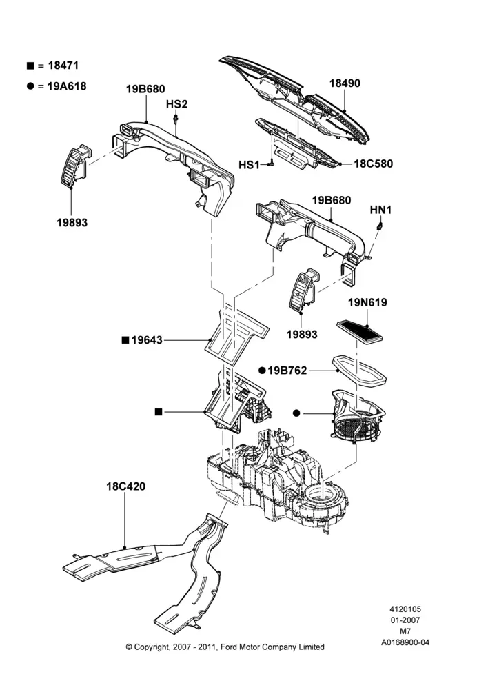 Cabin ventilation system diagram