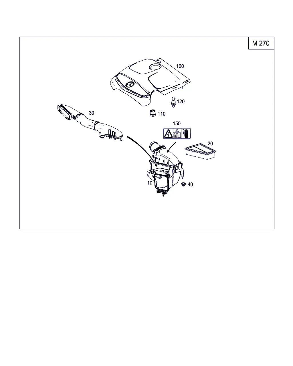 Gasoline Engine Air Intake diagram