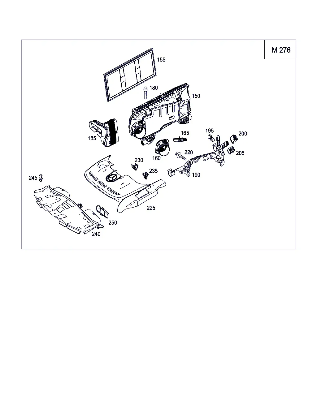 Air filter diagram
