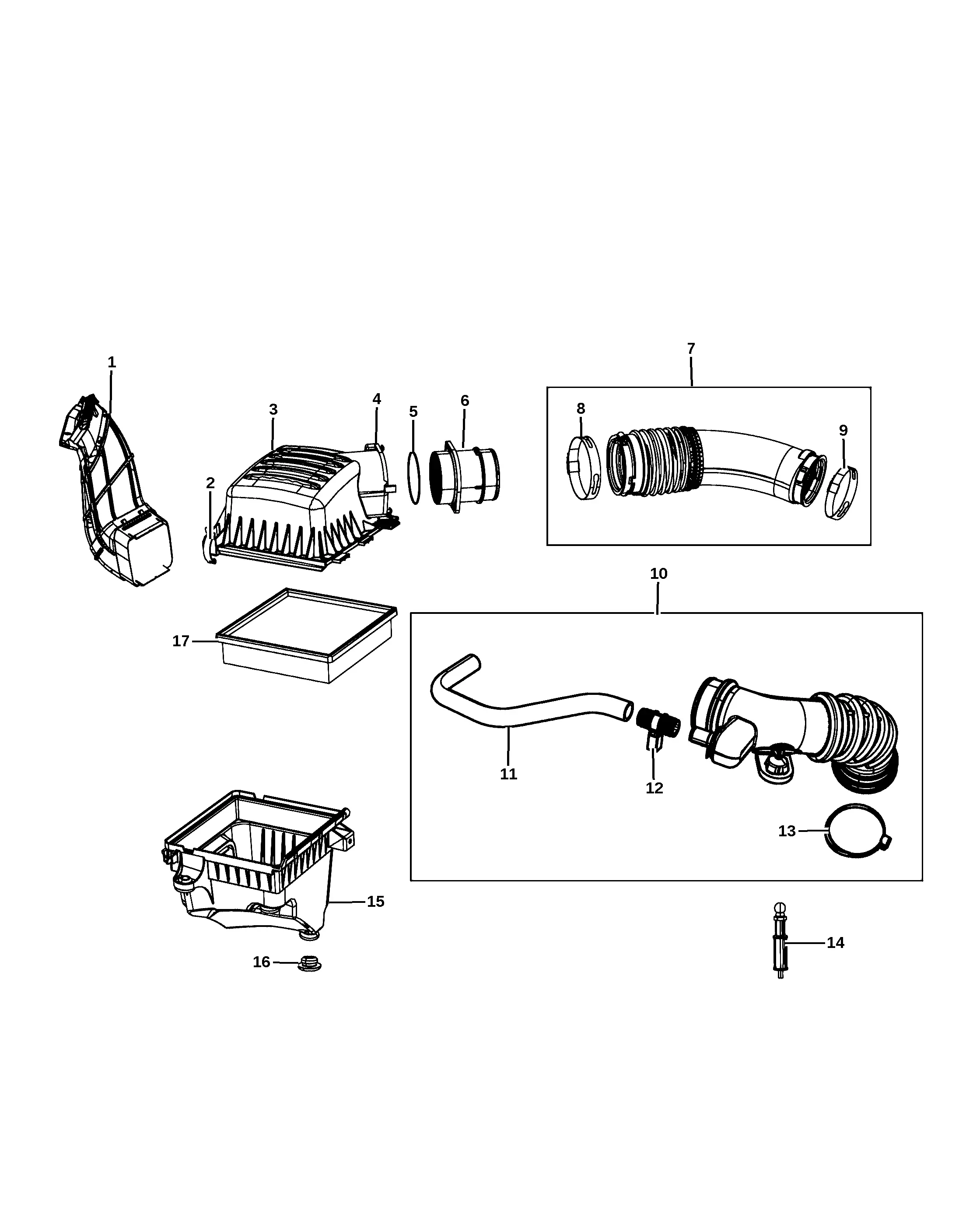 Air Cleaner diagram