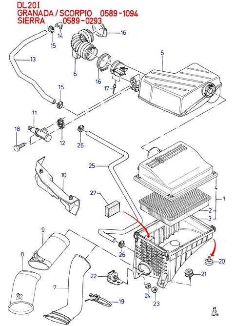 Air Filter diagram