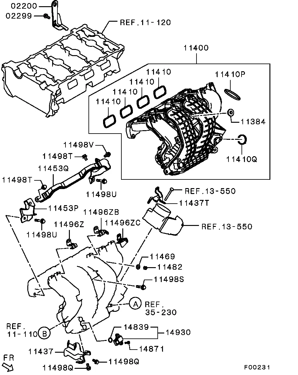 Intake Manifold diagram