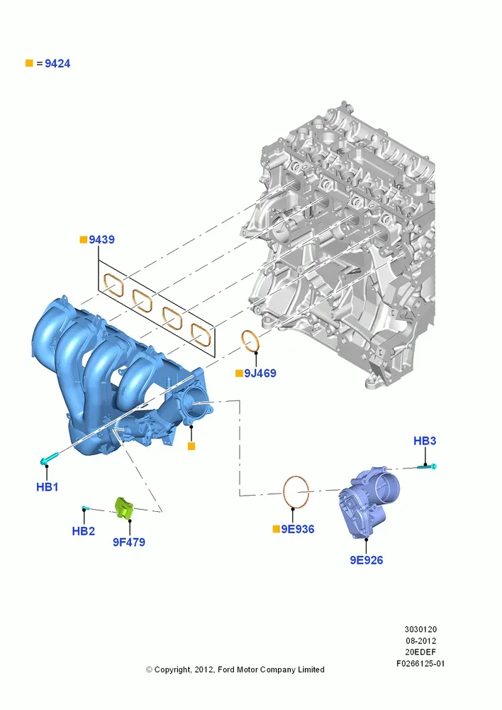 Intake manifold diagram