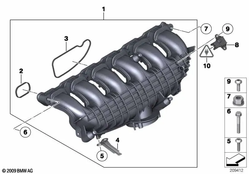 Intake manifold diagram
