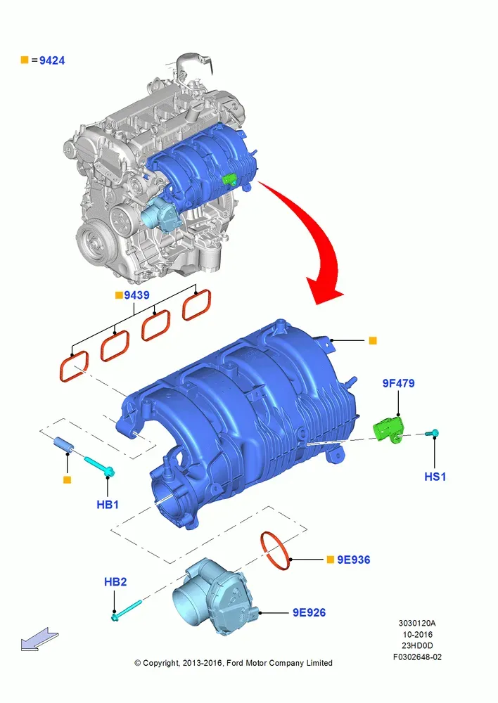 Intake Manifold diagram