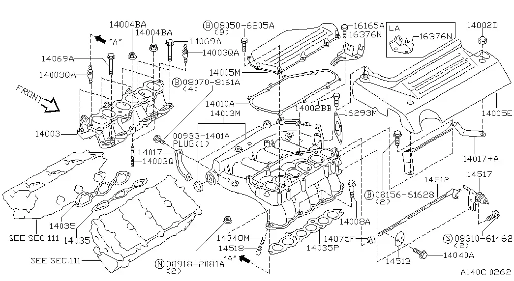 Intake manifold diagram