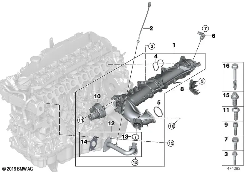 Intake manifold diagram