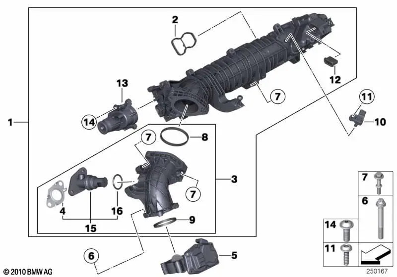 Intake manifold diagram