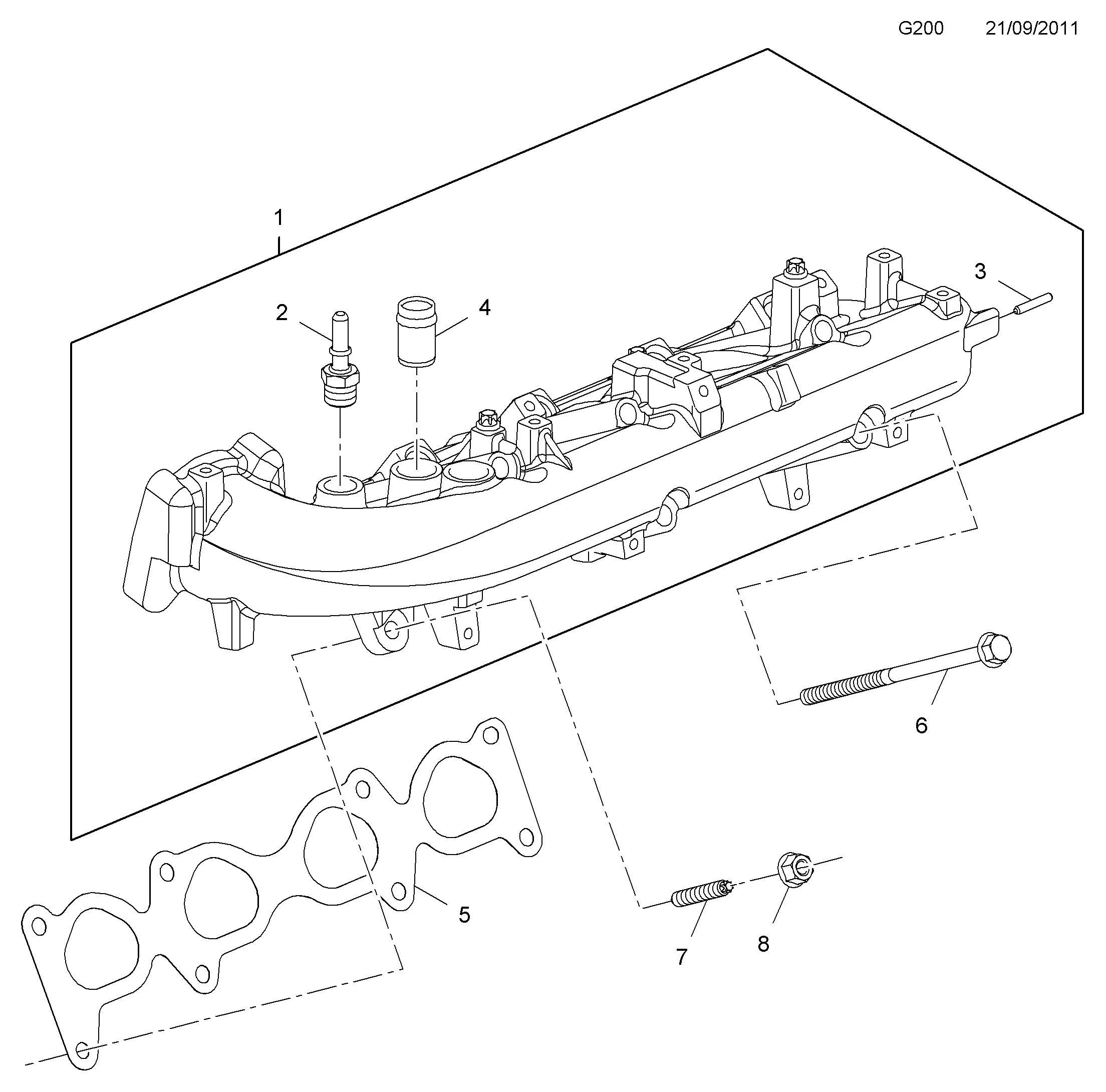 Intake Pipe diagram