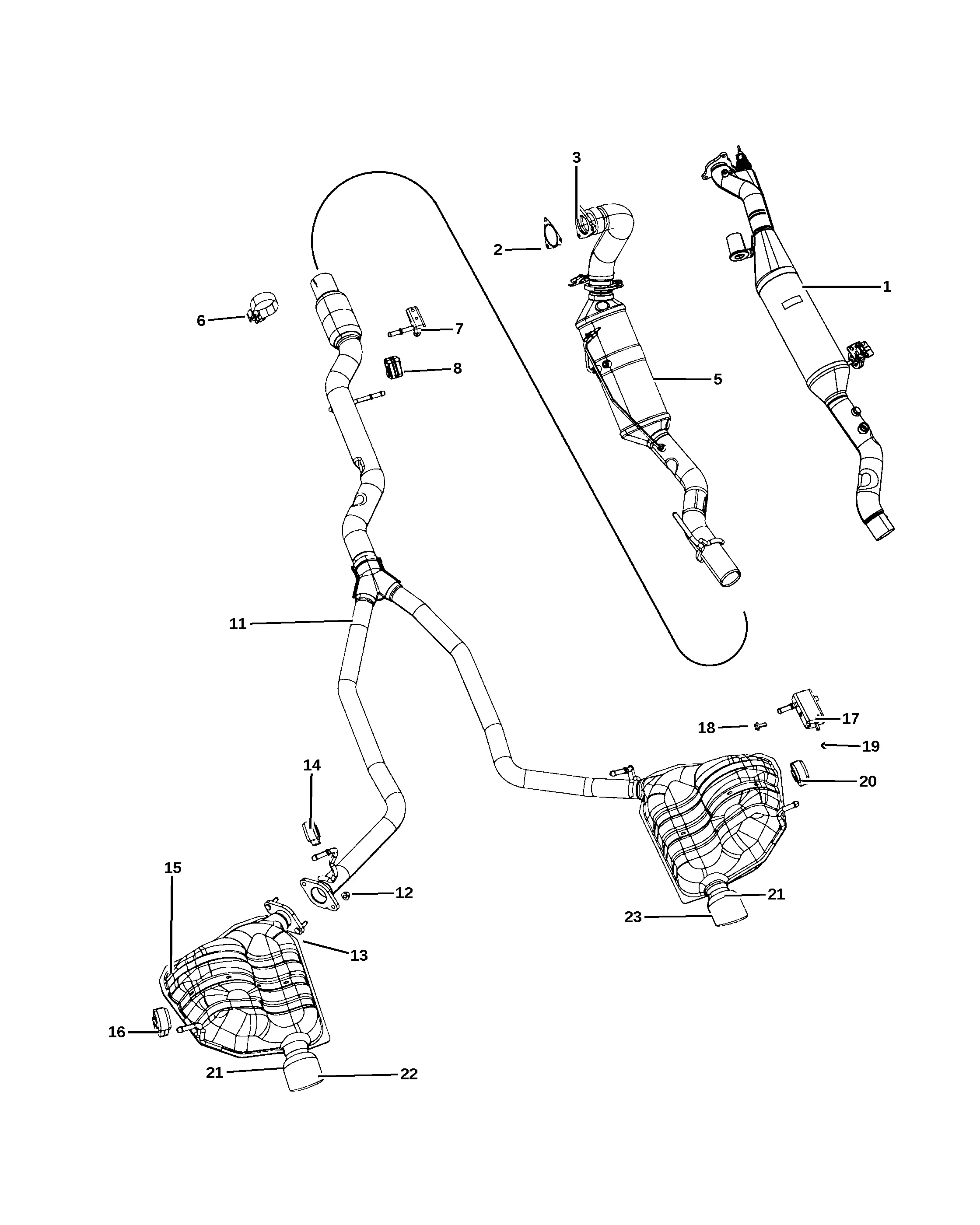Diesel exhaust system diagram