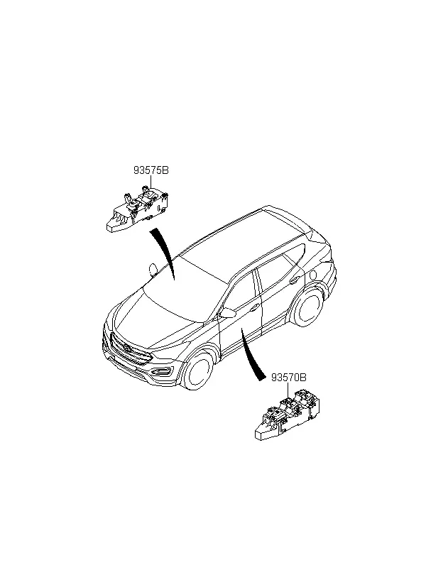 Power window switch diagram
