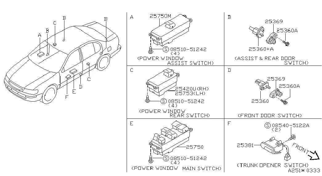 Door Switches diagram