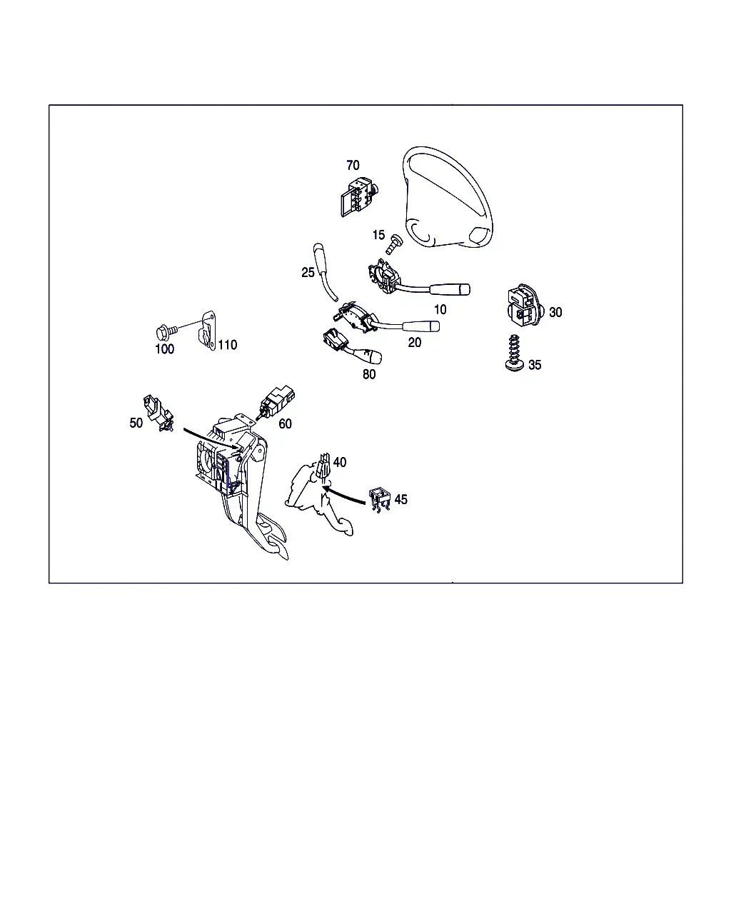 Pedal Assembly Switches diagram
