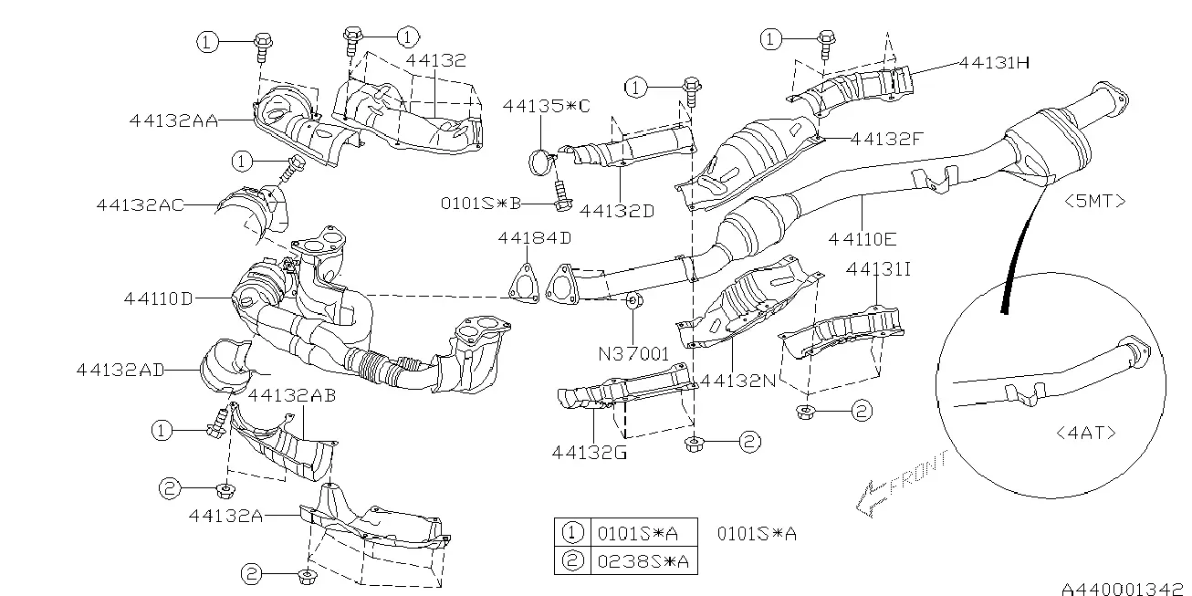 Exhaust System diagram