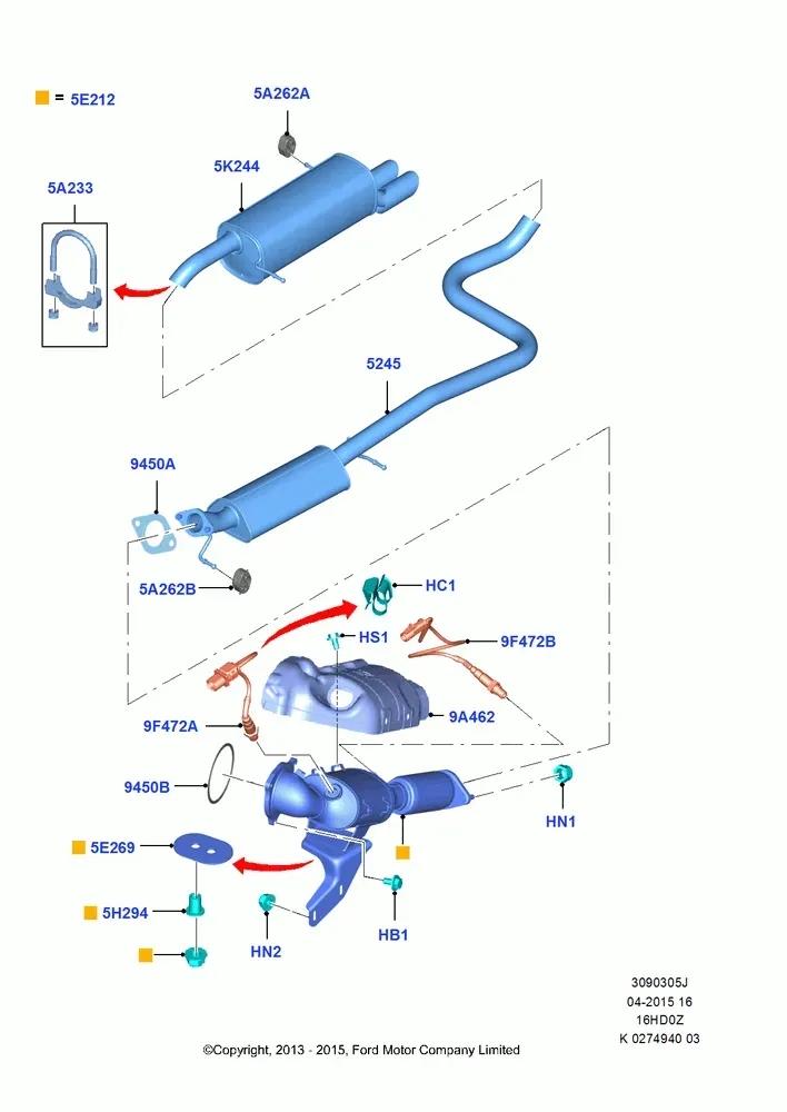 Exhaust System diagram