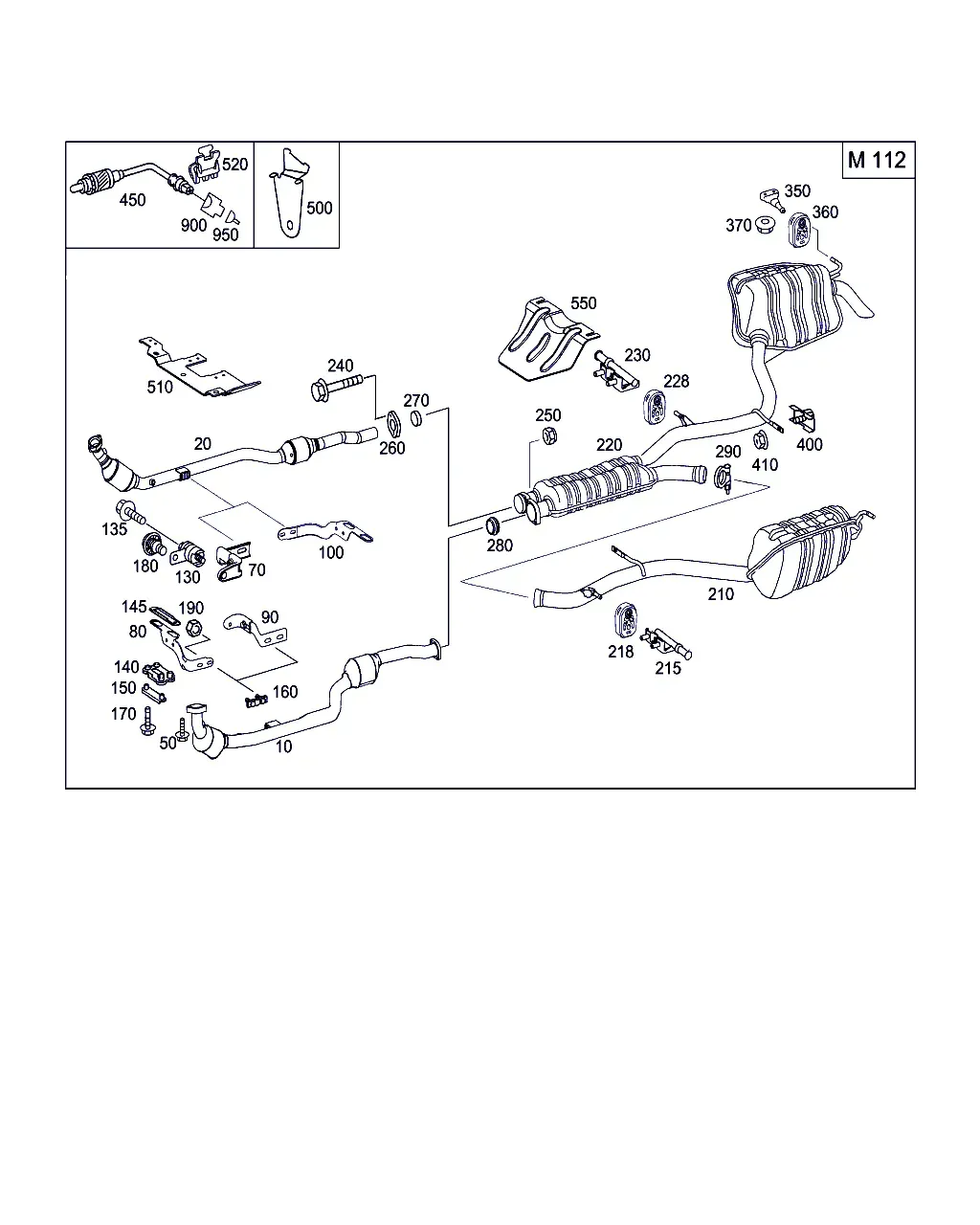 Exhaust system diagram