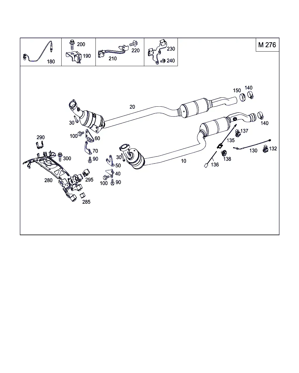 Exhaust system diagram