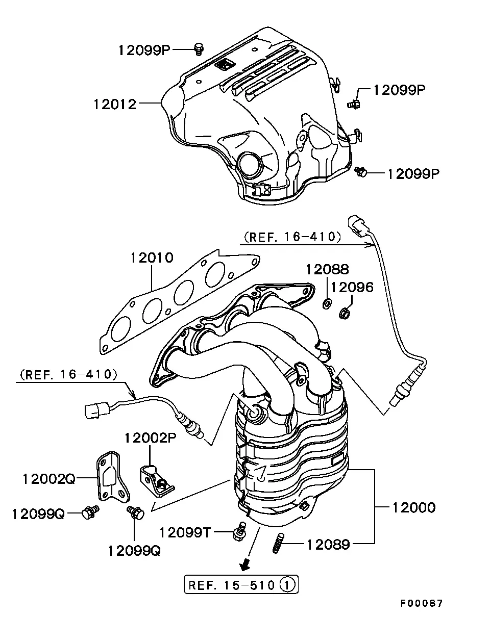 Exhaust Manifold diagram