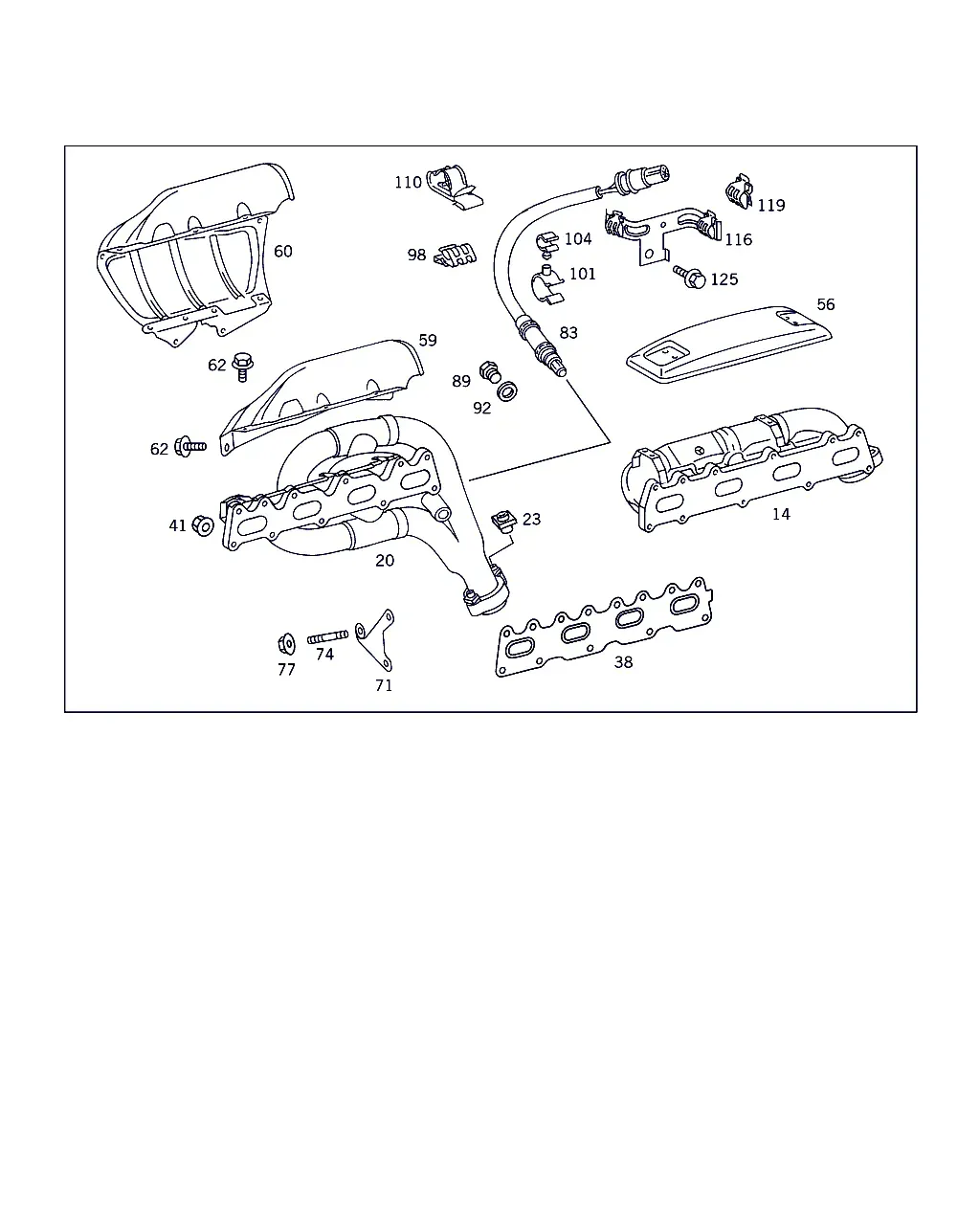 Exhaust Manifold diagram
