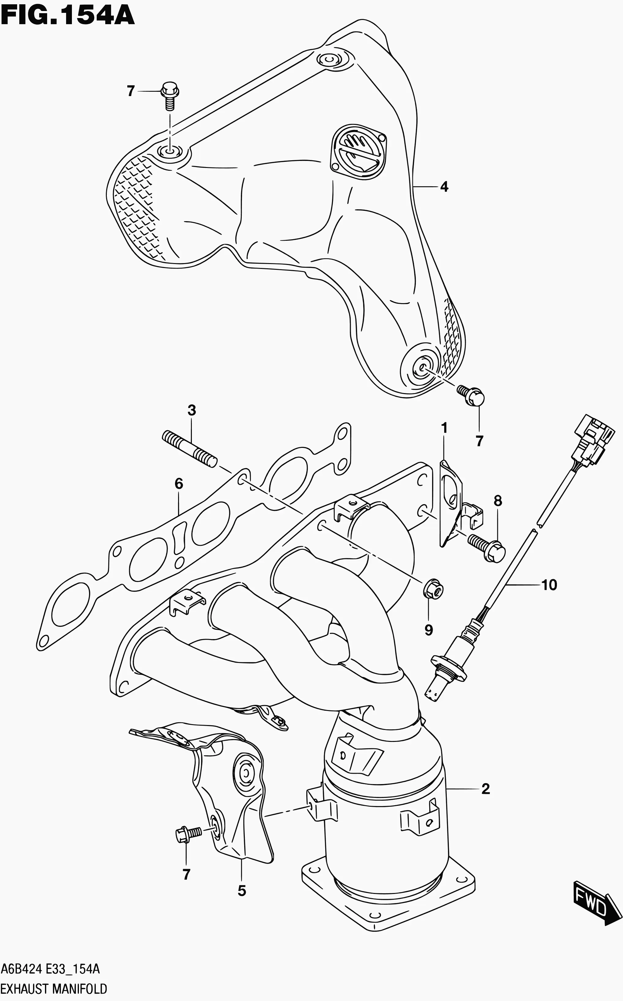 Exhaust Manifold diagram