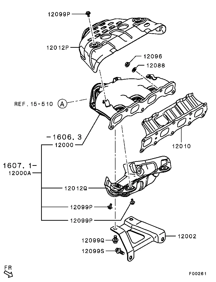 Exhaust Manifold diagram