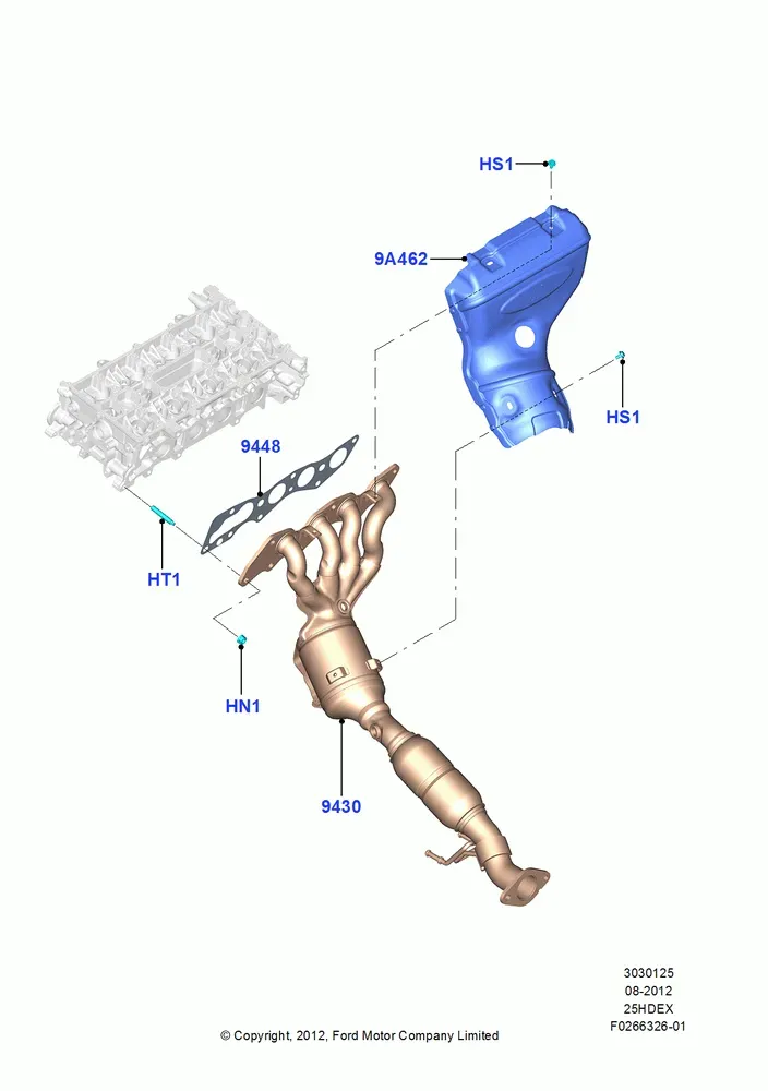 Exhaust Manifold diagram
