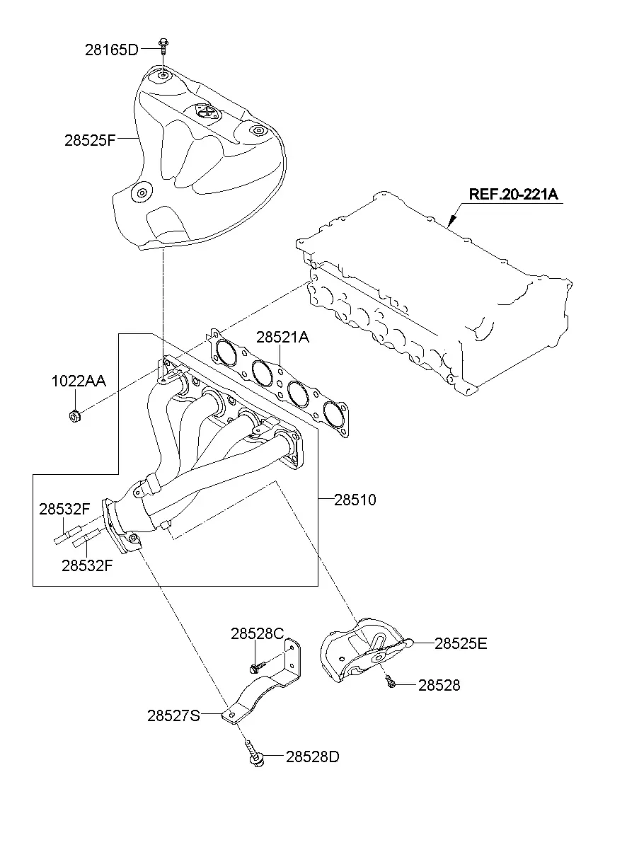 Exhaust Manifold diagram