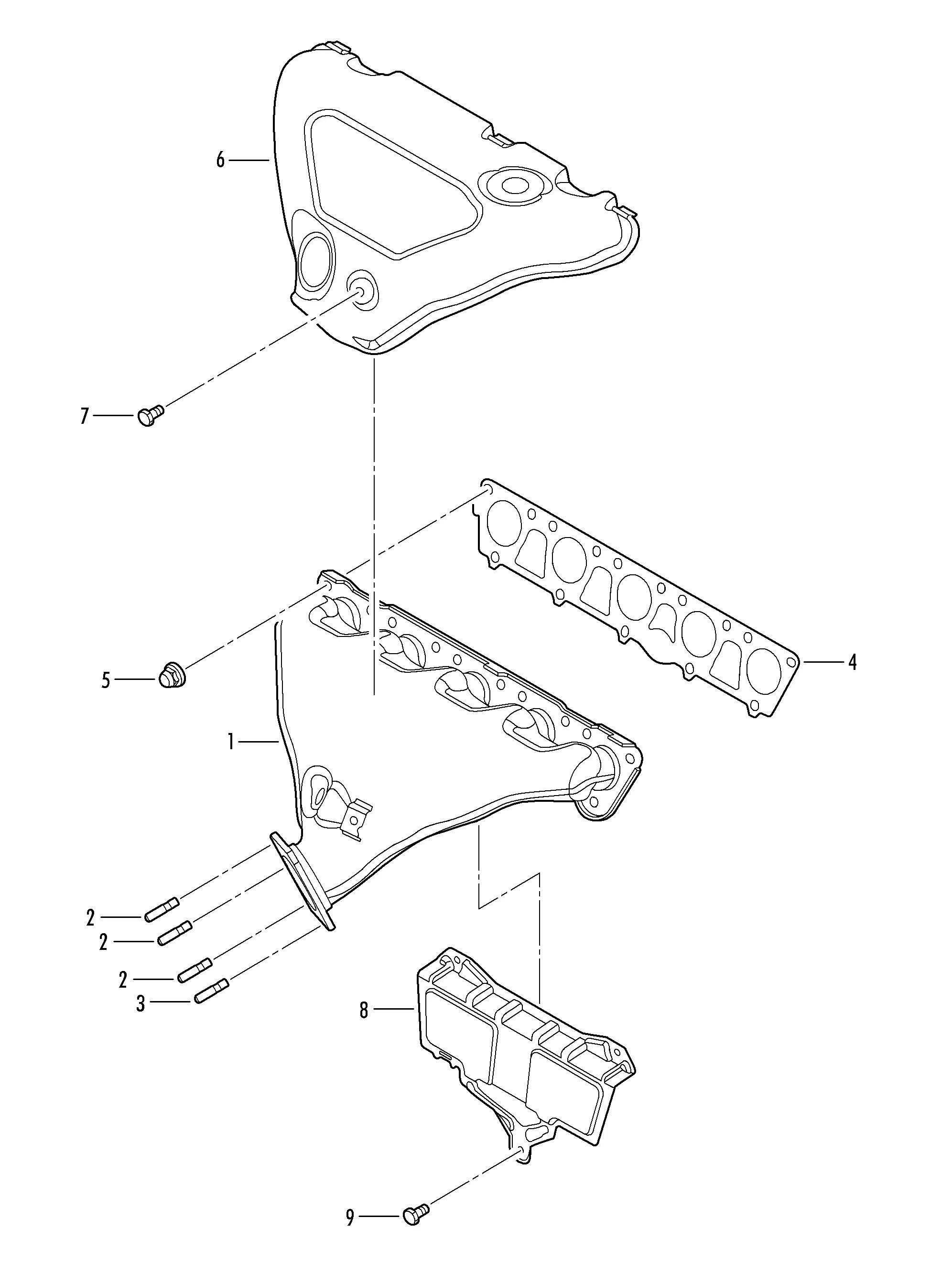 Exhaust Manifold diagram