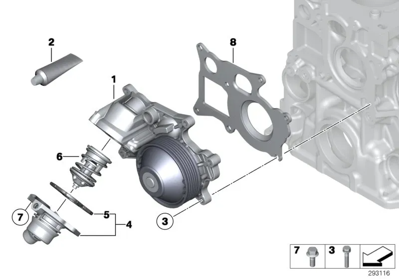Cooling system diagram