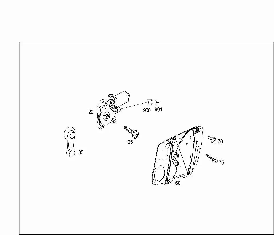 Window regulator motor diagram