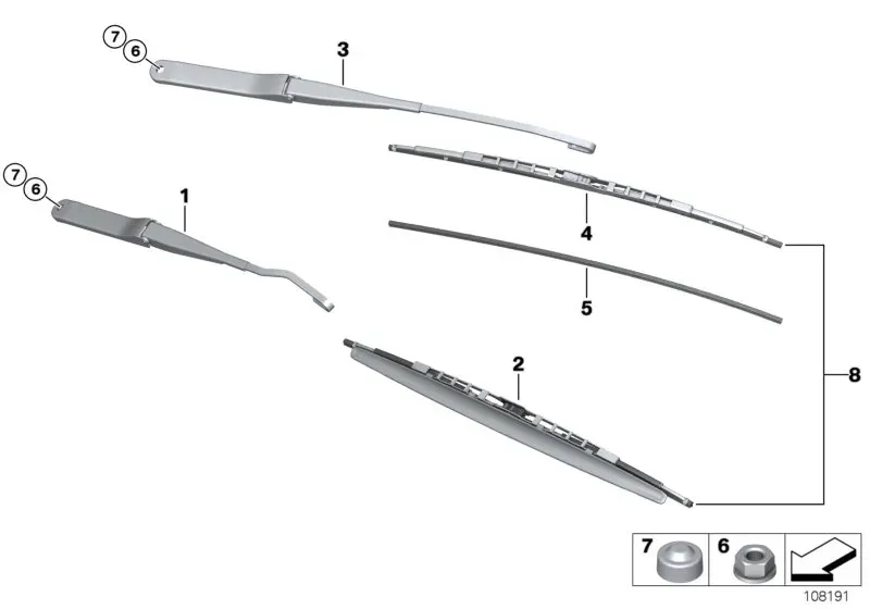 Wiper system diagram