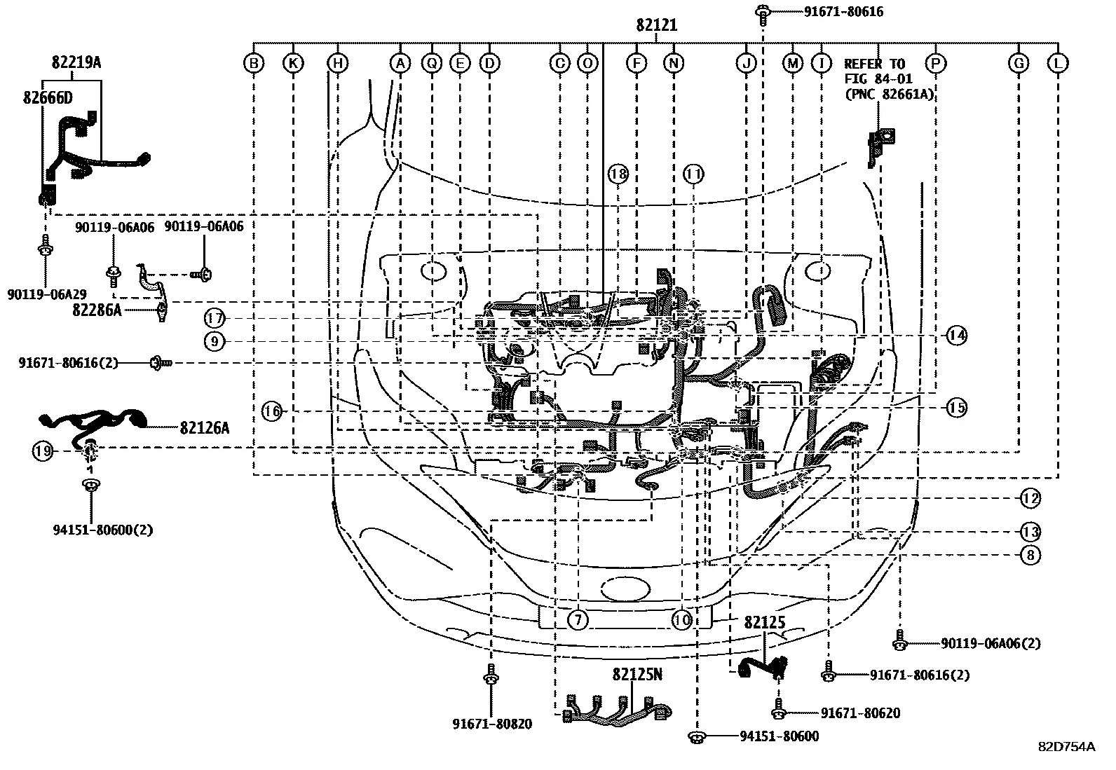 Engine wiring harness diagram
