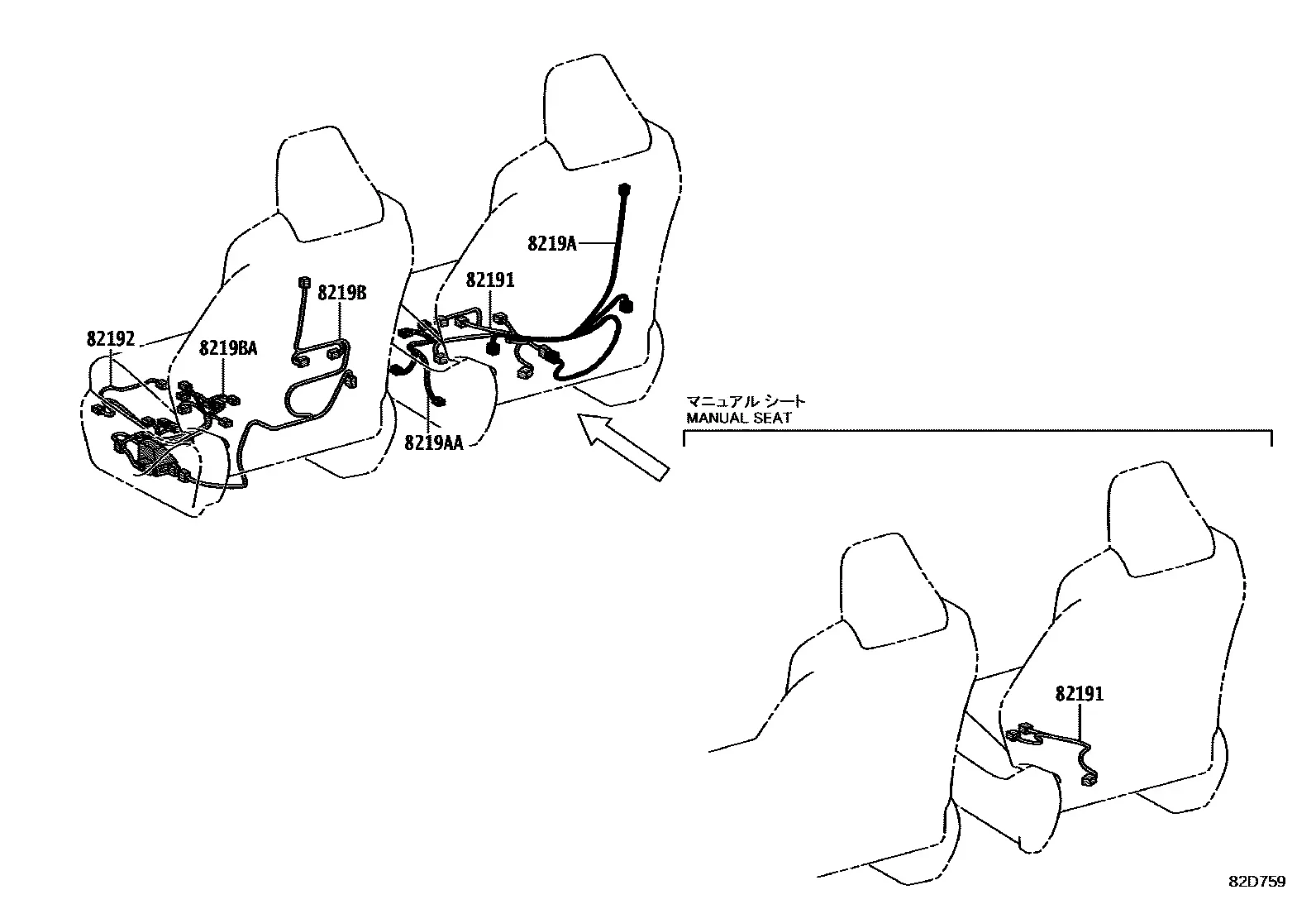 Seat wiring harness diagram