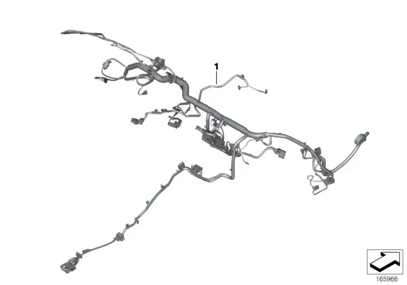 Instrument panel wiring harness diagram