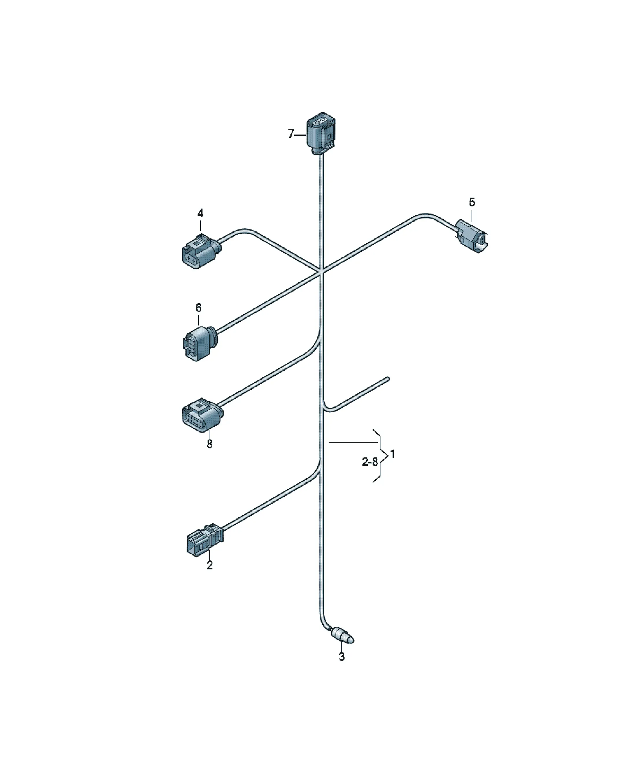 Lighting wiring harness diagram