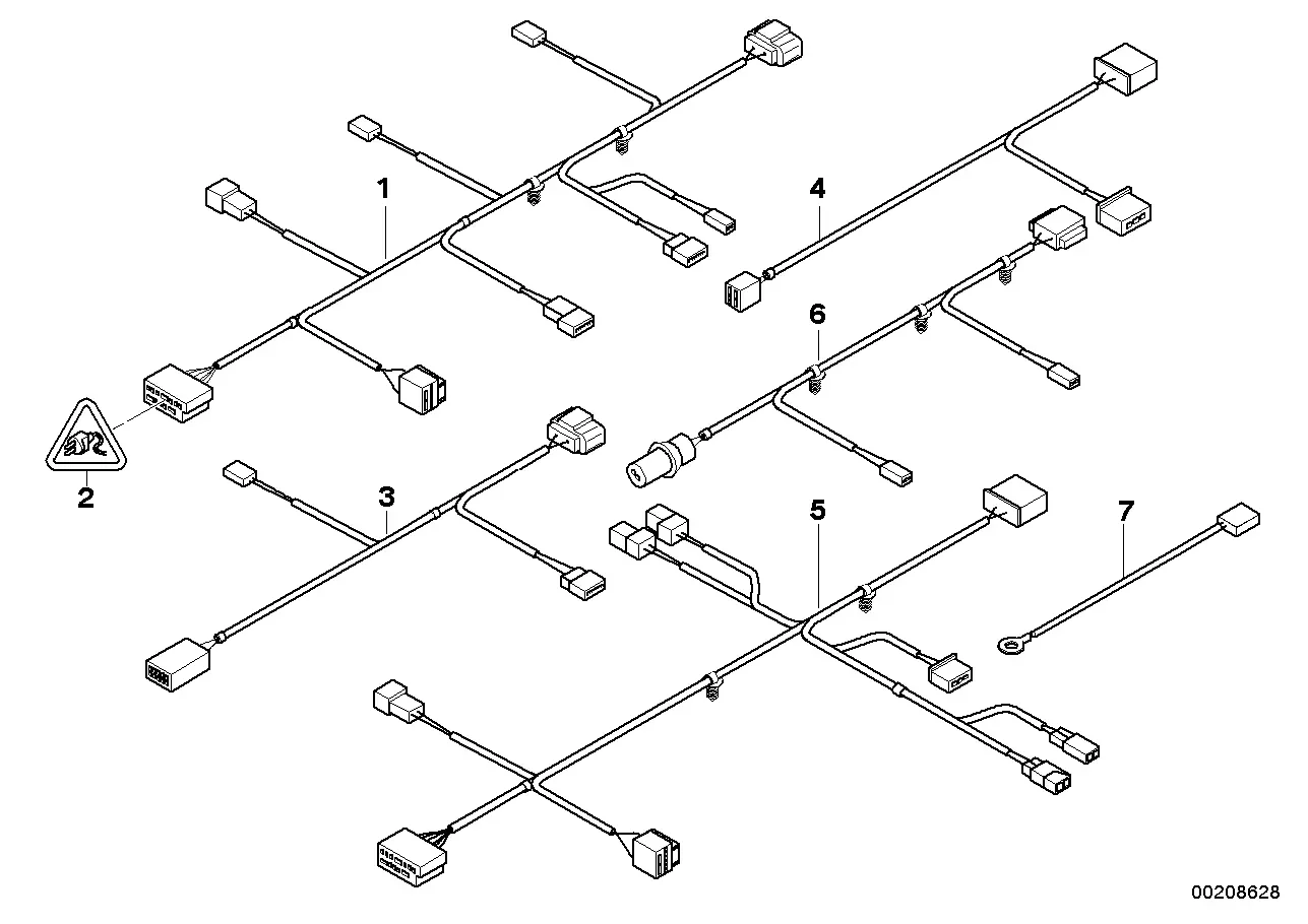 Seat wiring harness diagram
