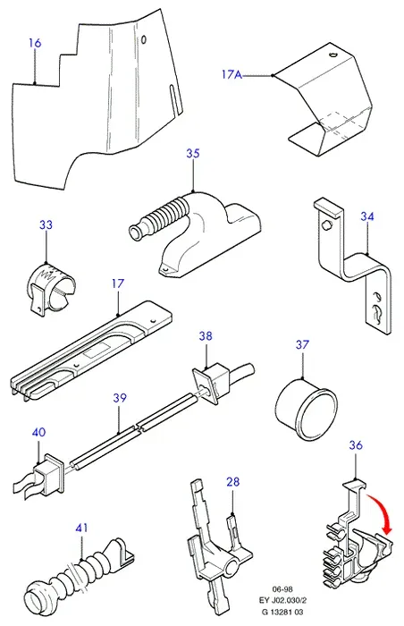 Wiring harness mounting diagram