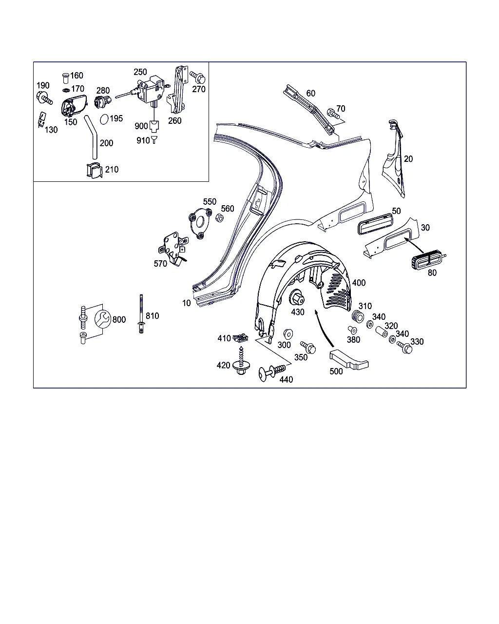 Заднее крыло diagram