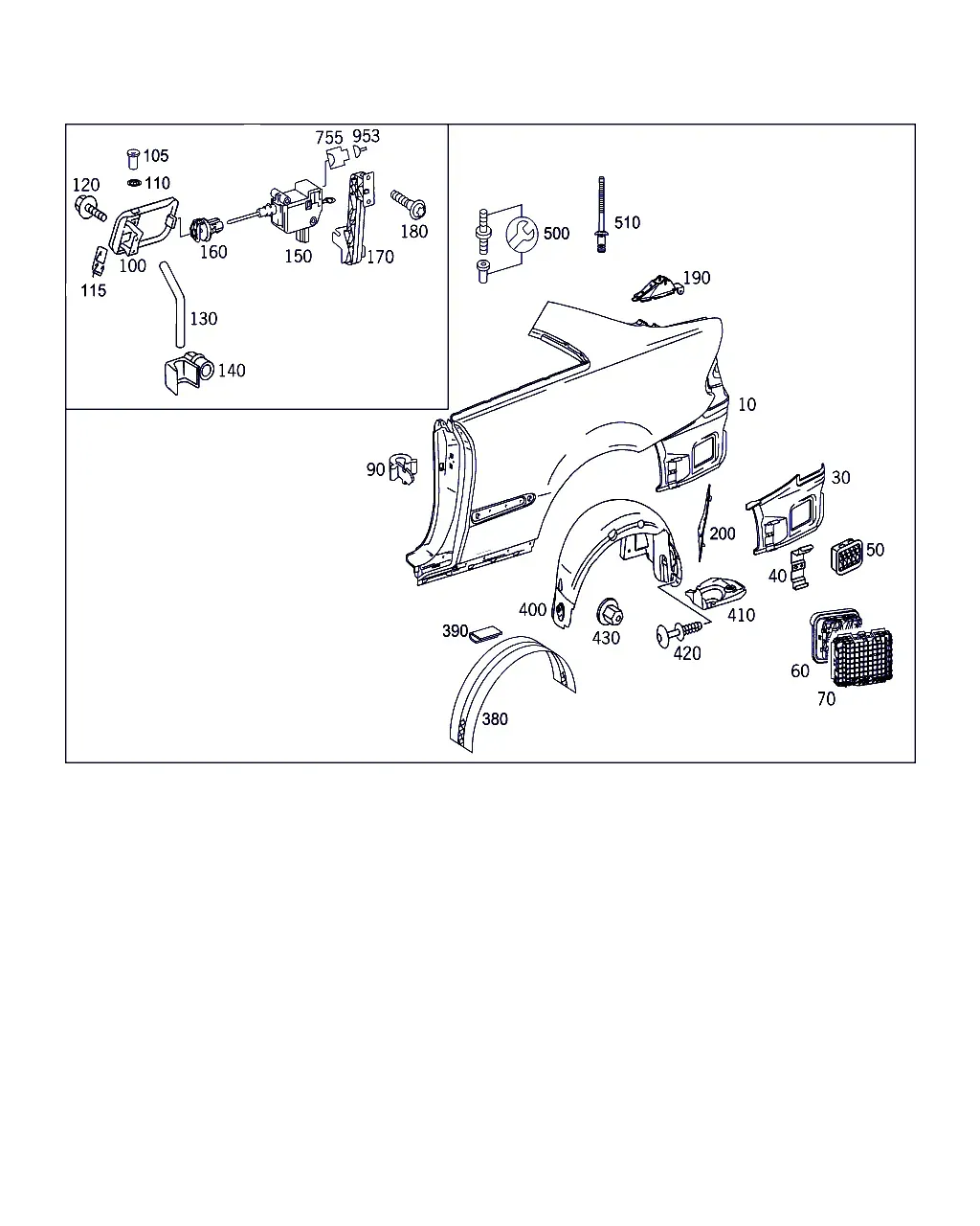 Rear Fender diagram