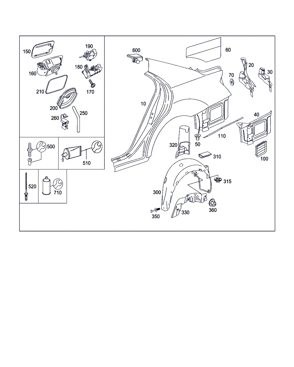 Rear Fender diagram