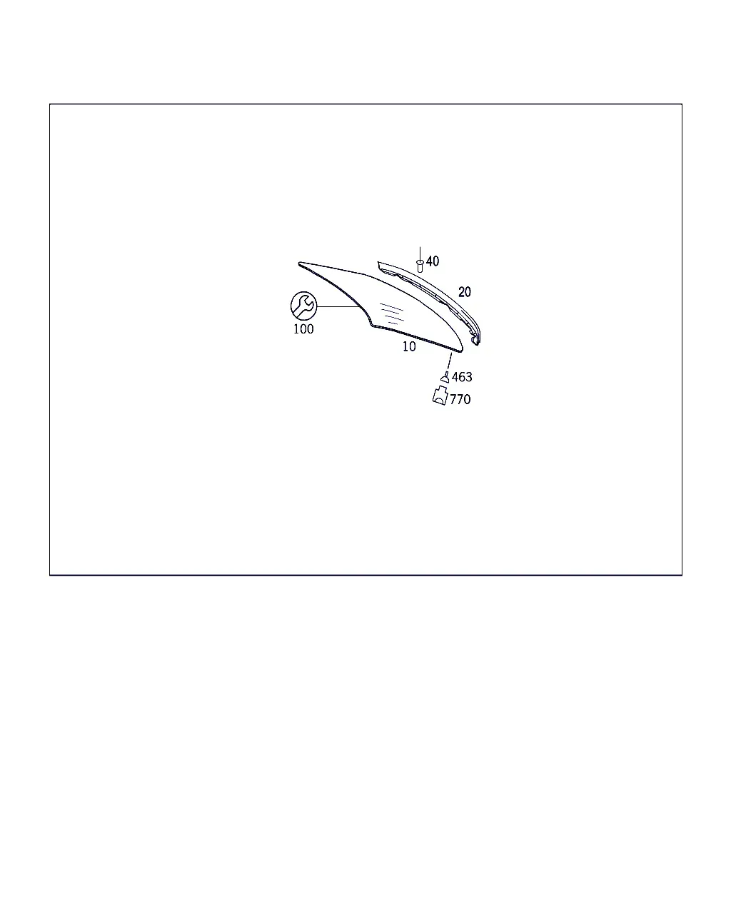 Rear Glass diagram