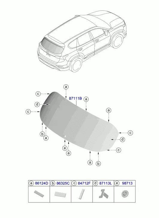 Rear window diagram
