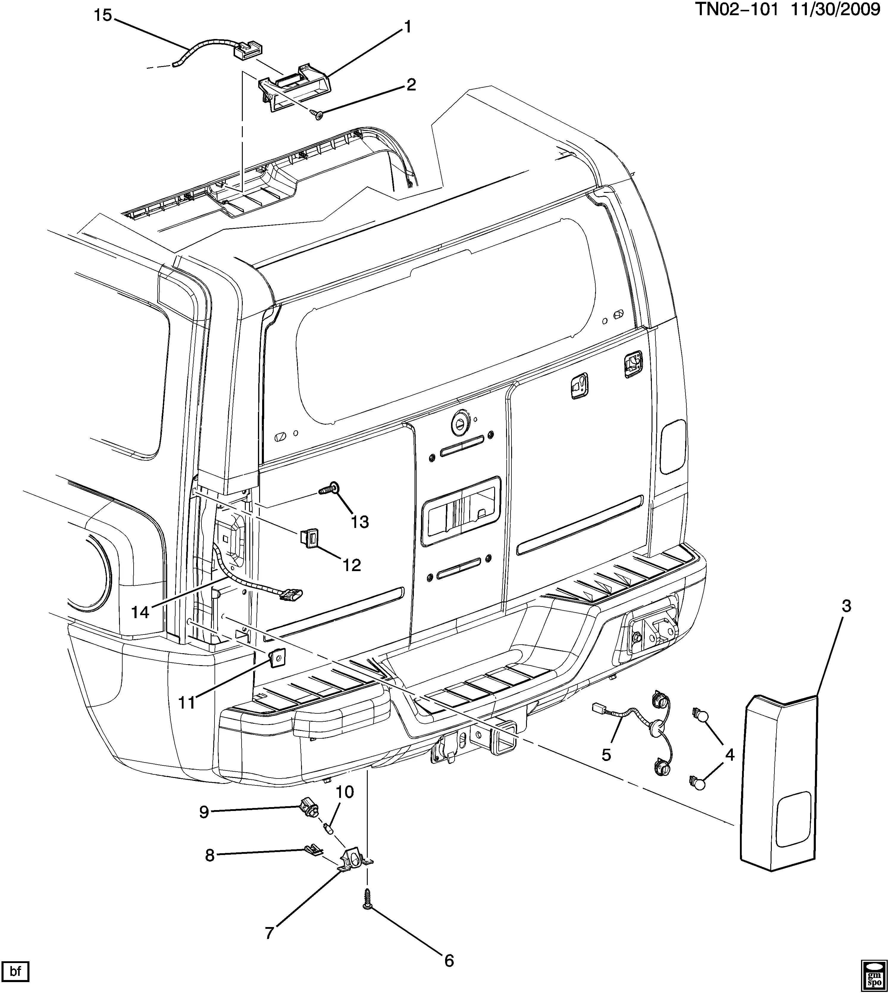Rear Lamps diagram