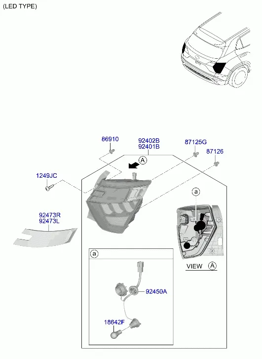 Rear Combination Lamps diagram