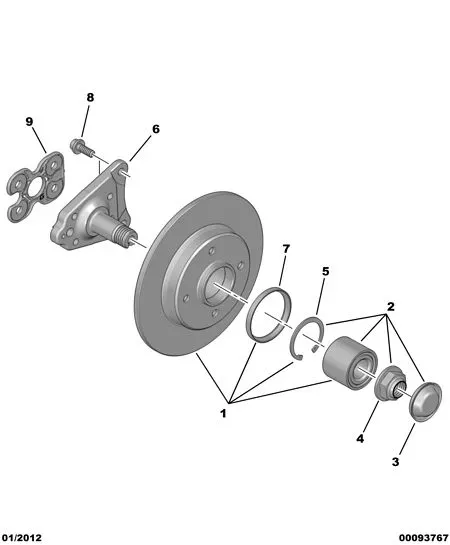 Rear Leaf Springs diagram