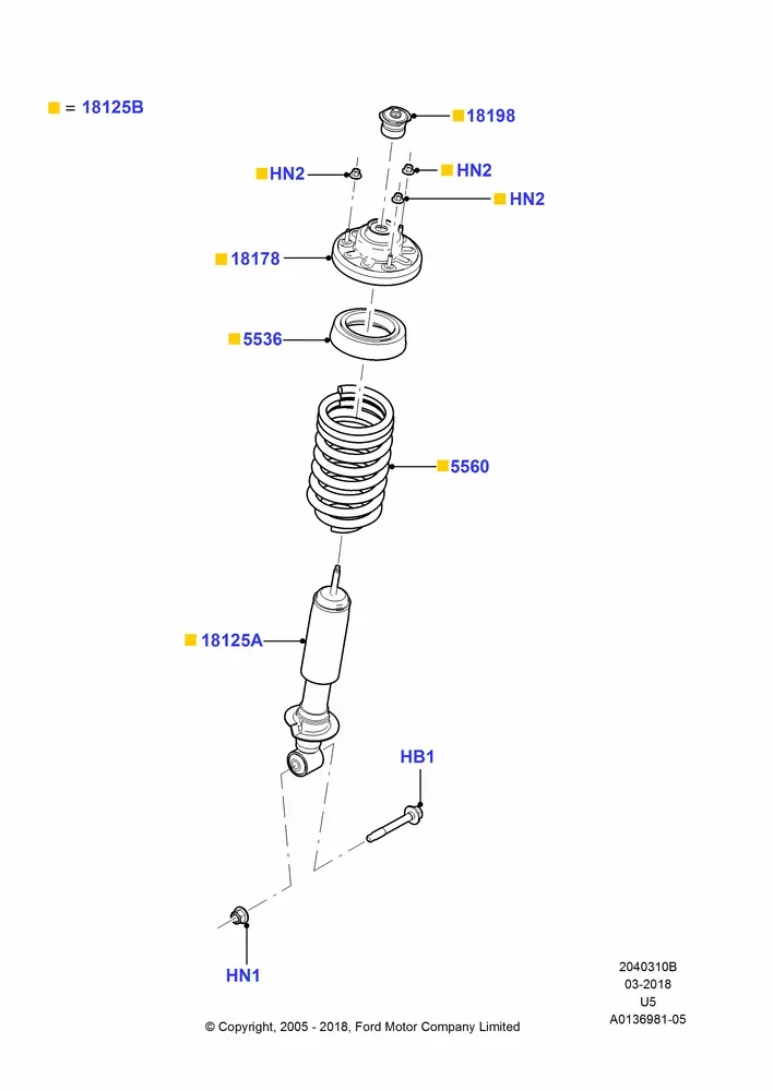 Rear Springs and Shock Absorbers diagram