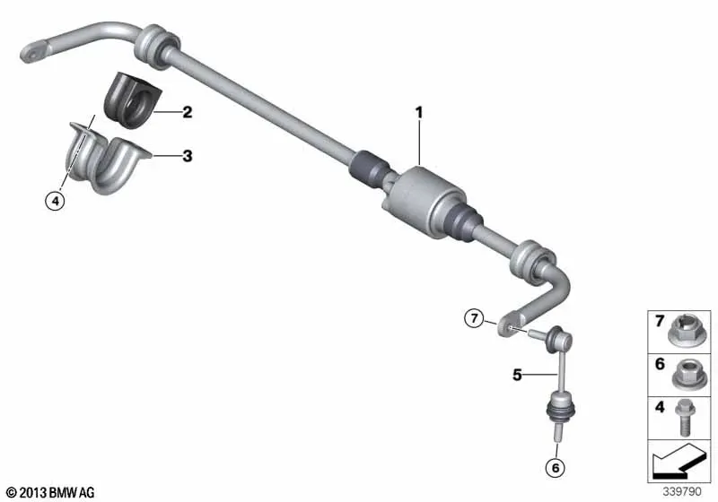 Задний активный стабилизатор Dynamic Drive diagram