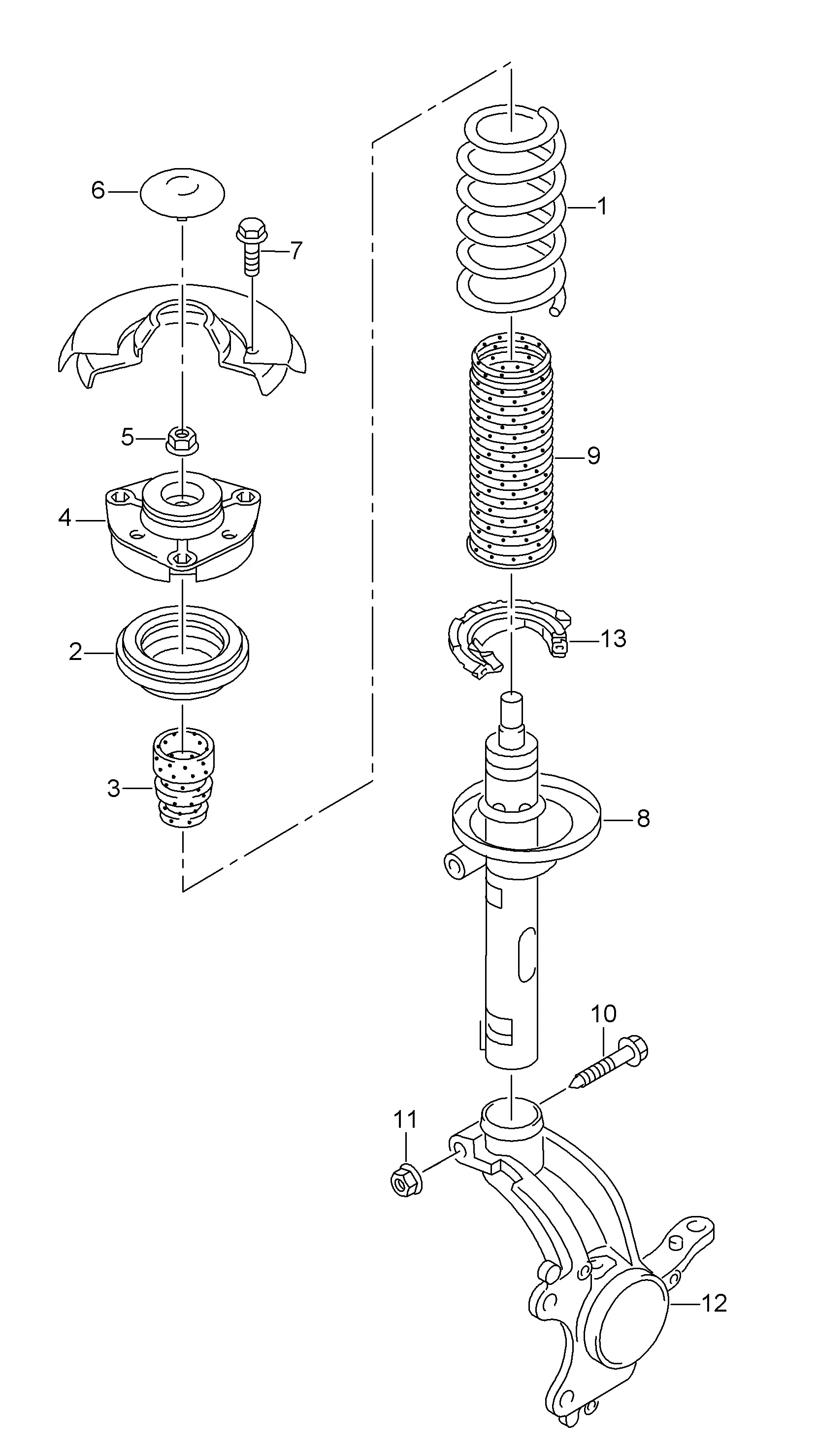 Rear Shock Absorber diagram
