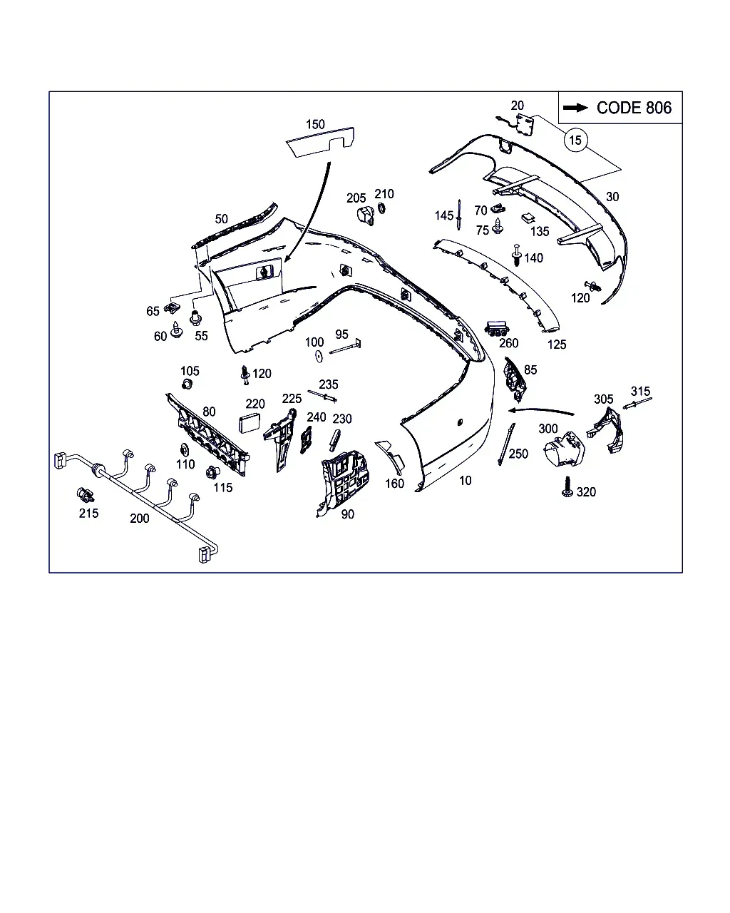 Rear Bumper diagram