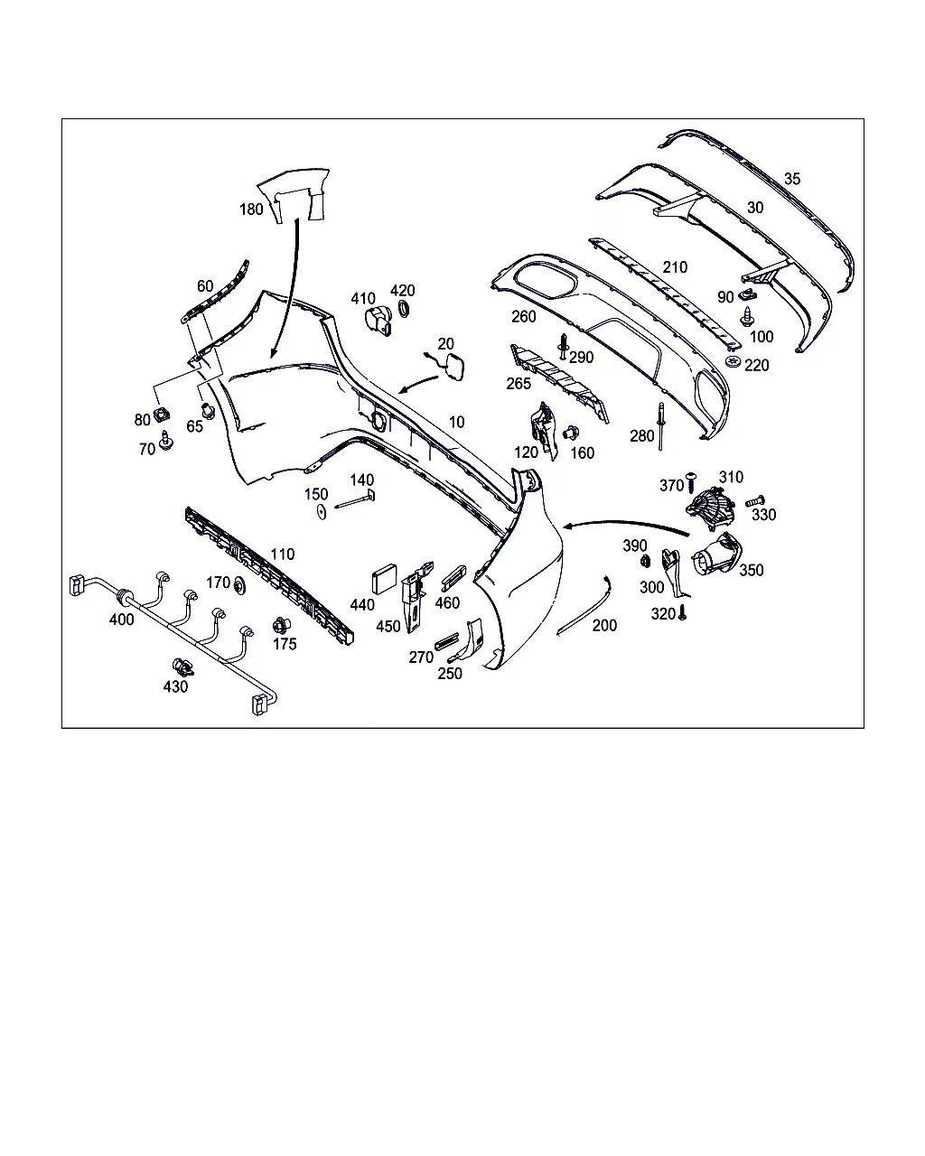 Rear Bumper diagram
